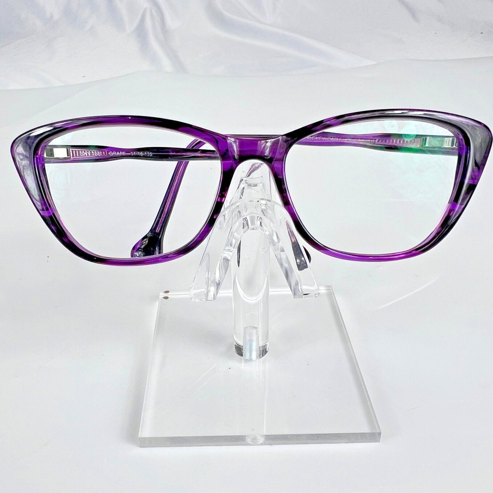 Lisa Loeb by Classique Sky 156 Grape Purple Eyeglasses Frames 51 [] 16-135